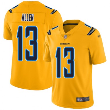 Los Angeles Chargers NFL Football Keenan Allen Gold Jersey Men Limited  #13 Inverted Legend->youth nfl jersey->Youth Jersey